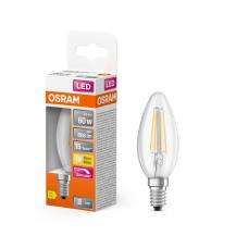 OSRAM E14 LED SUPERSTAR Classic  FILAMENT Lampe klar dimmbar Kerzenform 5,5W wie 60W warmweißes Licht